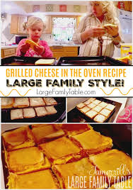 large family recipes grilled cheese in