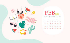 February 2020 Desktop Wallpaper Calendar In 2020 Desktop Wallpaper Calendar Calendar Wallpaper February Calendar