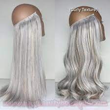Pin By Seago Lee On Hair Hair Extensions For Short Hair Grey Hair Color Diy Hair Extensions