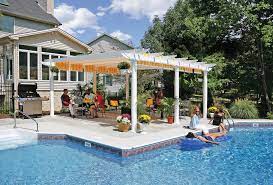 Your outside area can be transformed into a bright, colourful and usable space, encouraging children and adults to spend more time outside whilst keeping cool and shaded from the sun. Retractable Roof Pergolas Covered Pergolas Attached Pergolas