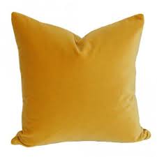 5 out of 5 stars. Golden Yellow Velvet Designer Pillow Arianna Belle