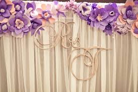 Paper Flower Backdrop Paper Flower Decor Wedding Background Decoration Paper Flowers