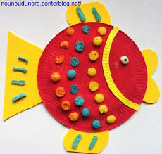 Poisson D Avril Realise Avec Une Assiette En Carton Craft Activite Poisson D Avril Poisson D Avril