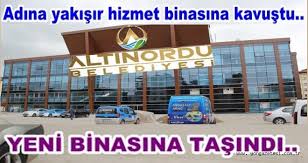Altınordu belediyesi is a government administration company based out of yeni mahalle , 312. Altinordu Belediyesi Yeni Binasina Tasindi