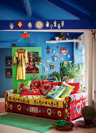 Decorating Trend Frida Kahlo Mexican Style Decor Mexican Home Decor Mexican Bedroom Decor