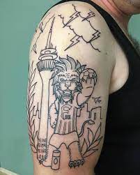 Dennoch steht die mannschaft um ihren star gareth bale im achtelfinale. Anfang Eines Coolen Tattoos Fur Einen Dusseldorfer Gestochen Von Stefan Hochkirchen Stefan Hochkirchen Started This Coo Tattoo Dusseldorf Coole Tattoos Ink
