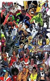 All Black Comic Book Characters Pin By D Haley On Super Heroes Bad Guys Girls Black Art Pictures Black Comics Black Cartoon