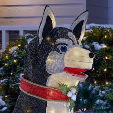 Christmas is still more than two months away, but home depot has rolled out its festive range so you can get in the right spirit early. Home Accents Holiday 3 Ft Adorable Dogs Led Husky Ty607 2014 The Home Depot
