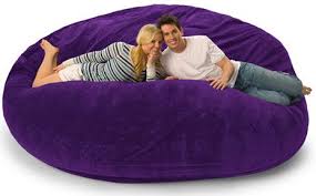 8 Foot Lovesac Big One Foam Bag Lovesac Purple Rooms Bean Bag Chair