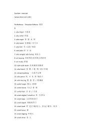 Simpulan bahasa adalah bentuk peribahasa yang paling mudah. Simpulan Bahasa A Z With Chinese Meaning