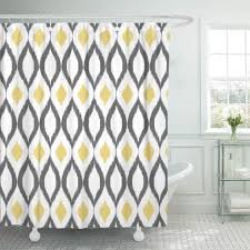Shop for gray and yellow curtains at bed bath & beyond. Shower Curtains Details About Yellow Gray Abstract Marble Swirl Modern Chic Pretty Fabric Shower Curtain Home Garden