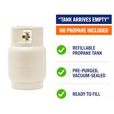 Flame King 20LB Floor Buffer Cylinder with Built-In-Gauge ...