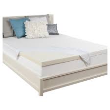 Sealy 3 Memory Foam Mattress Topper White King Mattress Memory Foam Mattress Topper Mattress Covers