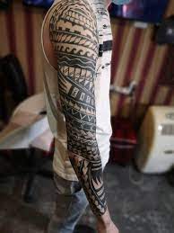 Turtle tattoos are popular and play an important role throughout all polynesian cultures. Full Polynesian Maori Sleeve Done By Sabby At Tattoo Nails In Oostende Belgium Tattoos