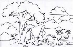 Gambar pemandangan alam pedesaan yang belum diwarnai via gambarpemandanganpictur.blogspot.com. Pin Di Salsa