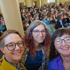 Went up to Denver for LGBTQ lobby day yesterday! It was really rewarding to  help this group of moms with trans and gender non-conforming kids find  their power and learn how to