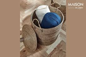 Mes realisations les paniers d aurel. Paire De Paniers A Linge Laudy En Jonc De Mer Avec Maison En Vogue