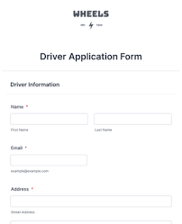 Replacement of lost, stolen, or damaged employment authorization document, or correction of my employment authorization document not due to u.s. Driver Application Form Template Jotform