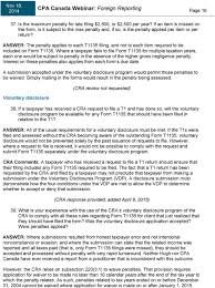 What are the potential penalties if you don't file a tax return? Form T1135 Foreign Property Income Verification Questions From Participants Pdf Free Download