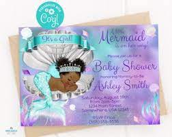 Little Mermaid Baby Shower Etsy