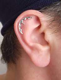 Silver Gothic Helix Piercing Shirli S Jewelry Helix Piercing Different Ear Piercings Cute Ear Piercings
