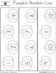 Fill In The Missing Number Pumpkin Number Line A To Z Teacher Stuff Printable Pages And Worksheets Number Line Missing Numbers Numbers Preschool