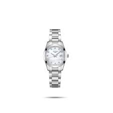 LONGINES OROLOGIO SOLO TEMPO DONNA CONQUEST CLASSIC ACCIAIO QUADRANTE  DIAMANTI