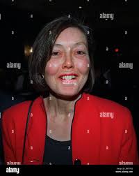 Anne Carson poses at the National Book Critics Circle Awards in New York  Monday, March 8, 1999. Carson was nominated in the poetry category for her  book "Autobiography of Red: A Novel
