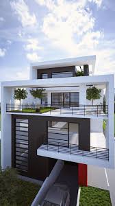 Casa Moderna De Amplio Territorio Facade House Design Modern House Design Dream Home Design