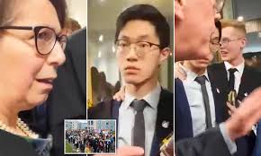 Durham Professor Tim Luckhurst's wife reveals baying woke students yelled  she was a 'b***h'