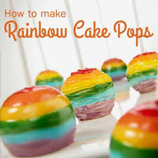 Rainbow Cake Pops Arc En Ciel Rainbow Cake Pops Cake Pops Rainbow Cake