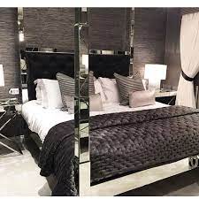 Interior Design Home Decor On Instagram Such A Luxe Bedroom By Hesellicdesign Black And Silver Bedroom Deco Luxe Bedroom Home Decor Bedroom Home Bedroom