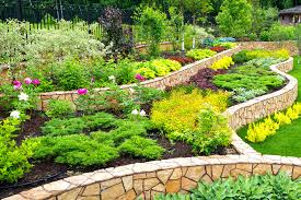 Here, boxwood hedges create a visual masterpiece on a slope. 5 Sloping Garden Ideas That Will Transform Your Backyard