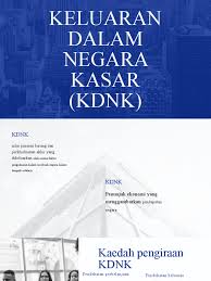 Kita biasa dengar perkataan ini namun sejauh mana kita faham apa yang dimaksudkan dengan perkataan tersebut? Keluaran Dalam Negara Kasar Kdnk