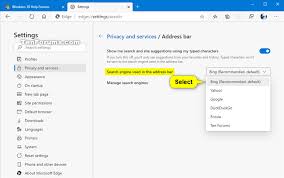 If you are running a stable or beta build of edge, you might need to wait for few weeks to get this new option. How To Change Default Search Engine In Microsoft Edge Chromium Tutorials