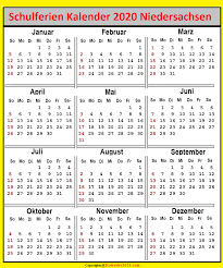 Kalender 2018 nrw ausdrucken ferien feiertage excel pdf. 2020 Sommerferien Niedersachsen Kalender Feiertagen Pdf