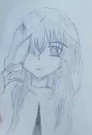 صورة انمي من رسمي anime art humanoid sketch