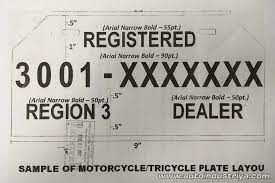 Lto Issues Official Specs For Conduction Sticker Based Temporary Plates Auto News Conduction Automobile Industry