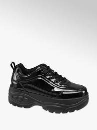 venice chunky sneaker in schwarz sneaker plateau sneaker plateau schuhe