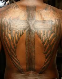 Celtic cross tattoo on back for men. 100 Cross Back Tattoo Design 1080x1355 2021