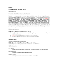 The origins of malay nationalism, 1967. Doc Lesson 9 Integration And National Unity Azizi Jais Academia Edu