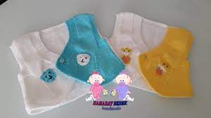 yenidogan bebek yelegi yapimi 0 3 ay youtube bebek bebek yelek erkek bebek tarzi