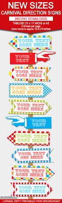 Everyday low prices on an amazing selection. Carnival Directional Sign Templates Bigger Sizes Carnival Birthday Parties Carnival Party Decorations Carnival Themes