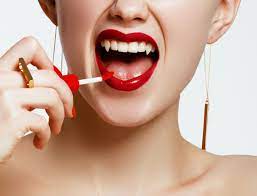 You'll probably need vampire teeth and fangs to complete your costume. Cosmetic Dentistry Procedures To Help Vampires Blend In Michael J Wei Dds Pc