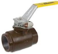 Sharpe Carbon Steel 3000 WOG Full Port Locking Ball Valve - Threaded