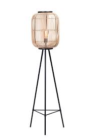 emilie staanlamp zwart h 144 cm o 33 5 cm zwart voor het huis bamboe