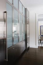 If you collect antique and beautiful furniture and dishes, this design is your calling. Frosted Glass Kitchen Cabinets Design Ideas
