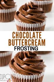 Chocolate Buttercream Frosting For Cakes And Cupcakes Recipe In 2020 Chocolate Frosting Recipes Chocolate Buttercream Frosting Chocolate Buttercream