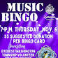 Music Bingo for a Cause: Everest/Washington event image