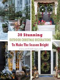 Christmas lights during the holidays are a wonderful excuse to showcase the architectural features of your home. 30 Stunning Outdoor Christmas Decorations To Make The Season Bright
